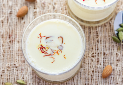 Simple Ways To Help Manage Anxiety With Ayurveda + Calming Almond Saffron Milk Recipe